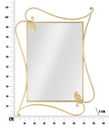 Zidno Ogledalo Latica Cm 80x4x110
