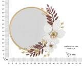 Ogledalo Zidno Flot Cm 74,9x7,6x72,4