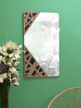 Zidno Ogledalo Kutno Cm 50x1x90