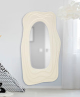 Zidno Ogledalo Dafne White Cm 90x4x165