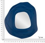 Zidno Ogledalo Dalia Blue Cm 90x4x97