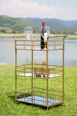 Trolley Glam Ret. Cm 60x30,5x80