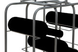 Bottle Rack Square (9 Bottles) Cm 40x23x47,5