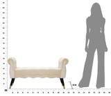 Klupica Paris Crema/Gold Cm 120x40x60