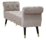 Klupica Paris Grigia/Zlato Cm 120x40x60