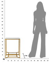 Stol Dupli Marmor Cm 47x47x60