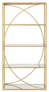 Polica Za Knjige Glamy Cm 90x38x180
