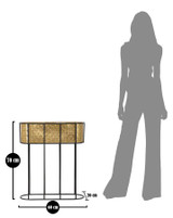 Nosač Za Vaze Oval Cm 60x20x70