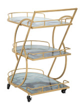 Kolica Marmor Staklo Mix Cm71x45,5x84,5