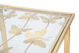 Konzola Leptirići Staklo Cm 100x35x80