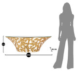 Zidna Konzolna Listova Cm 120x40,5x37,2