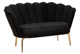Sofa' Vienna Plus Black Cm 136x76x78