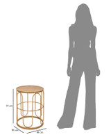 Stol Samui Cm Ø 40x55