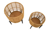 Set Držača Za Vaze Od Ratana 2 Kom Cm Ø 41x47-33x39
