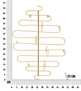 Zidni Držač Za Bocu Alid Cm 53x13x72