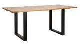 Rub Za Blagovaonski Stol -Razugljiv- Cm 180x90x77-Ukupna Duljina 280 (Mango Drvo)