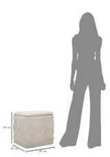 Taburet S Ostalom Damasco Kvadratni Cm 40x40x40