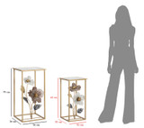 Stolni Set Cvijeća 2kom Cm 36x36x70-30x30x60