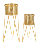 Držač Za Vazu Glat Set 2 Kom Cm 21x20x46-18x18x32