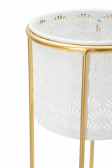 Držač Za Vaze Bijelo Set 2 Kom Cm Ø 17x46-14x34