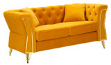 Sofa Emy Mustard Sa Jastukima Cm 162x83x76