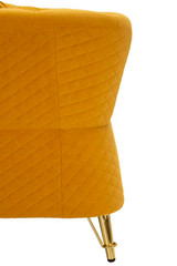 Sofa Emy Mustard Sa Jastukima Cm 162x83x76