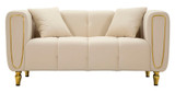 Sofa Alma Krem Sa Jastukima Cm 155x81x71