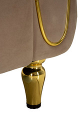 Sofa Alma Siva Sa Jastukima Cm 155x81x71