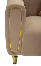 Fotelja Alma Siva Sa Jastukom Cm 97x81x71