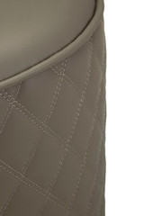 Kozmetički Stol Sharon Grey Sa Taburetom Srebrne Noge Cm 120x40x75 (Vel. Tabureta Ø36x39)