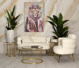 Stolić za kavu Noah Gold Set 4 Kom Cm Ø 70x45-47x54,5-36x50-28x45