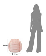 Taburet Softy Pink Cm 45x45x45