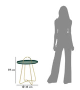 Stol Grent Cm Ø 45x59