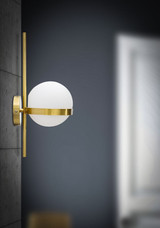 Zidna Svjetilka Glamy Krug Cm 15x20x40