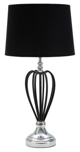 Stolna Lampa Tamno Srebrna Cm Ø 28x56