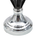 Stolna Lampa Tamno Srebrna Cm Ø 28x56