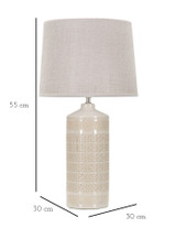 Keramički Stolni Lampgrafi Cm Ø 30x55