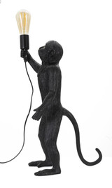 Stolna Lampa Monkey Black Cm Ø 26x34x55