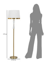 Podna Svjetilka Cristal Cm Ø 40x153