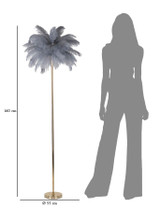 Podna Svjetilka Palm Grey Cm Ø 55x160