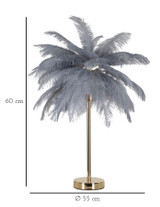 Stolna Lampa Palm Grey Cm Ø 55x60