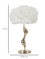 Stolna Lampa Slim White Cm Ø 40x63