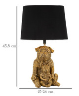 Stolna Lampa Pas Cm Ø 26x43,8