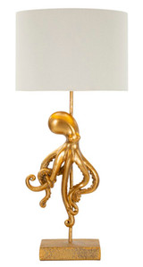 Stolna Lampa Octopus Gold Cm Ø 30,5x64,5
