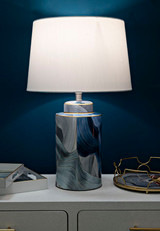 Stolna Lampa Keramika Elegant Cm Ø 40x64