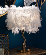 Kolica Za Stolnu Lampu Bijela Cm Ø 25x47