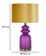 Stolna Lampa Milva Dva Cm Ø 32,5x57,5 Stolna Lampa Milva Dva Cm Ø 32,5x57,5