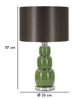 Stolna Lampa Eva Tri Cm Ø32,5x55 Stolna Lampa Eva Tri Cm Ø32,5x55