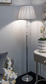 Podna Lampa Srebrna Cm …..