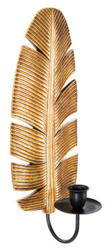 Zidni Svijećnjak List Cm 12,8x8,9x31,2